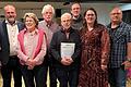 Der Vorstand des CSU-Ortsverbands Remlingen mit Wahlleiter (von links) Thomas Eberth, Gertrud Emmerich, Fritz Emmerich, Gerhard Fauser, Jürgen Ehehalt, Theresa Eyrich und Dietrich Ploetz.