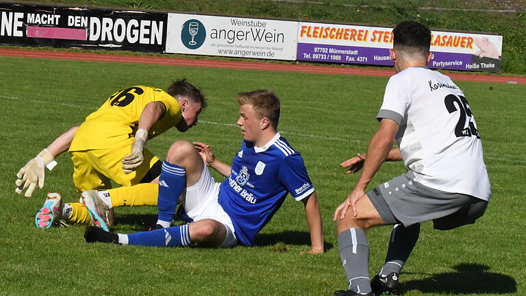 Das Landkreis-Duo in der Bezirksliga Ost       -  Wieder nicht über den FC Sand gestolpert ist der TSV Münnerstadt.