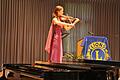 Samira Spiegel in der Musikakademie Hammelburg beim Festabend des Lions Club.       -  Samira Spiegel in der Musikakademie Hammelburg beim Festabend des Lions Club.