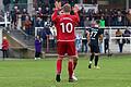 Jubel beim FC Gerolzhofen: Timo Jopp trifft gegen den FC Sand zum 1:0..