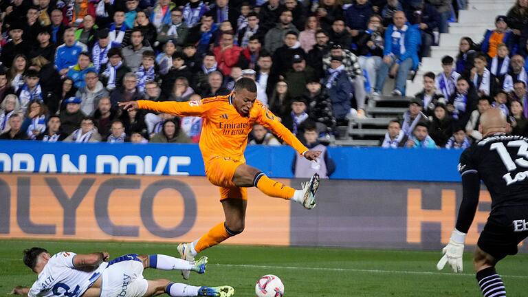 CD Leganes - Real Madrid       -  Kylian Mbappé sorgte kurz vor der Pause für die Real-Führung.