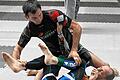 Mit sauberen Würfen und Haltetechniken holte sich Bernd Nikolaus aus Zeil (oben) im September überlegen den Titel des Europameisters im &bdquo;Brazilian Jiu Jitsu&ldquo;.
