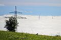 Von der Platzer Kuppe aus bietet sich der Blick auf Windkraftanlagen im Nebel.  45 Windräder sind im Landkreis Bad Kissingen in Betrieb oder geplant, etwa 50 weitere werden laut Fell noch benötigt.       -  Von der Platzer Kuppe aus bietet sich der Blick auf Windkraftanlagen im Nebel.  45 Windräder sind im Landkreis Bad Kissingen in Betrieb oder geplant, etwa 50 weitere werden laut Fell noch benötigt.