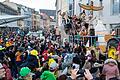 Tausende Menschen waren mit dabei, als der Faschingszug vergangenes Jahr durch die Straßen Schweinfurts rollte.