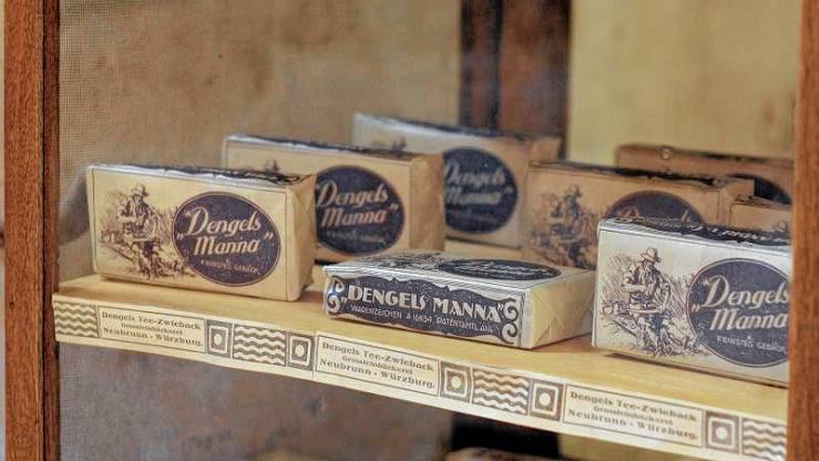 „Dengels Manna“: Neubrunner Feingebäck aus den 1920er Jahren. „Dengels Manna“: Neubrunner Feingebäck aus den 1920er Jahren.