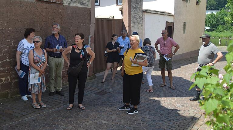 In der Herrngasse gabe es beim Stadtrundgang Lob für die Bepflanzung. In der Herrngasse gabe es beim Stadtrundgang Lob für die Bepflanzung.