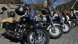 Gute Musik und tolle Motorräder gab es beim Bike-Weekend in Mellichstadt.
