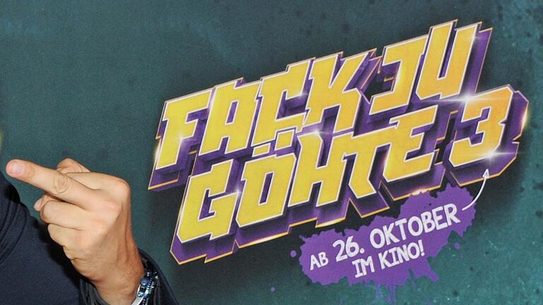 Plakat mit dem Schriftzug des Filmtitels 'Fack Ju Göhte'. Der Europäische Gerichtshof (EuGH) hat jetzt das Urteil im Markenstreit um den Filmtitel gefällt.&nbsp;