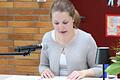 Jungautorin Natascha Kippes hat in der Grundschule Oberleichtersbach aus ihrem aktuellen Buch gelesen.       -  Jungautorin Natascha Kippes hat in der Grundschule Oberleichtersbach aus ihrem aktuellen Buch gelesen.