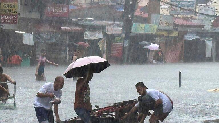 Taifun Gaemi auf den Philippinen       -  Die Taifunsaison ist in vollem Gange.