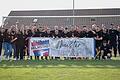 Nach 2023 schon wieder Meister der Fußball-Kreisliga Würzburg 2 – der FV Helmstadt. Trainer Dirk Pschiebl (links) und seine Mannschaft machten den Titelgewinn am Karsamstag durch ein 0:0 gegen den SV Waldbrunn perfekt.