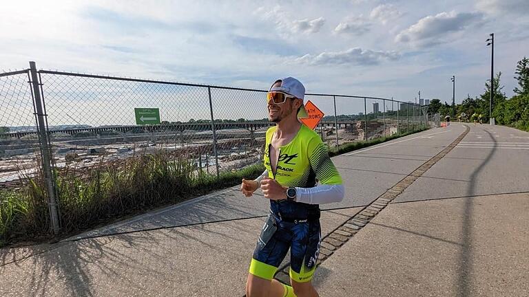 Karl Dill vergangenes Jahr beim letzten Ironman in Tulsa. Karl Dill vergangenes Jahr beim letzten Ironman in Tulsa.