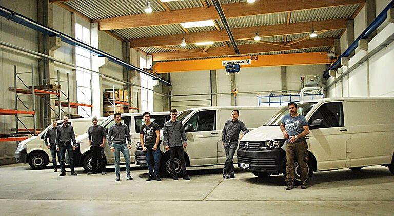 Die Werkstatt des Camp-it-simple-Teams in Wiesenbronn. Die Werkstatt des Camp-it-simple-Teams in Wiesenbronn.