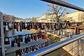 Valentinstag am Luitpoldsteg in Bad Kissingen       -  Valentinstag am Luitpoldsteg in Bad Kissingen