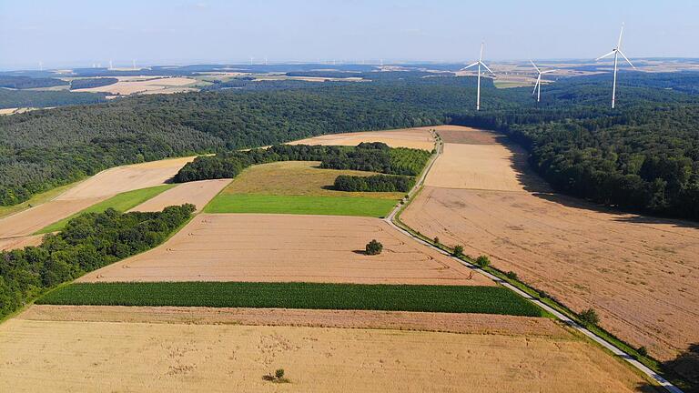 In der Nachbarschaft der Windkraftanlagen soll ein Solarpark auf insgesamt 64 Hektar entstehen. 103.490 Module sind hier angedacht die mehr als 57 Megawatt Strom erzeugen.       -  In der Nachbarschaft der Windkraftanlagen soll ein Solarpark auf insgesamt 64 Hektar entstehen. 103.490 Module sind hier angedacht die mehr als 57 Megawatt Strom erzeugen.