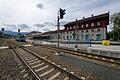 Bahnhof des Jahres  - Bahnhof Bayerisch Eisenstein       -  Hier sollen bereits ab 2029 elektrische Züge aus Richtung Prag ankommen: der tschechische Teil des Grenzbahnhofs in Bayerisch Eisenstein (Zelezna Ruda-Alzbetin). (Archivbild)