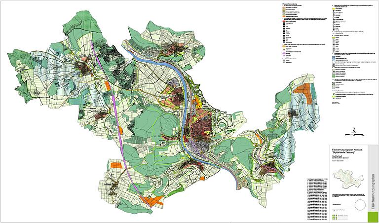Der neue Flächenutzungsplan der Stadt Karlstadt. Der neue Flächenutzungsplan der Stadt Karlstadt.
