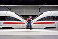 ICE der Bahn       -  Die Deutsche Bahn soll eine zentrale Rolle im Kampf gegen den Klimawandel spielen.