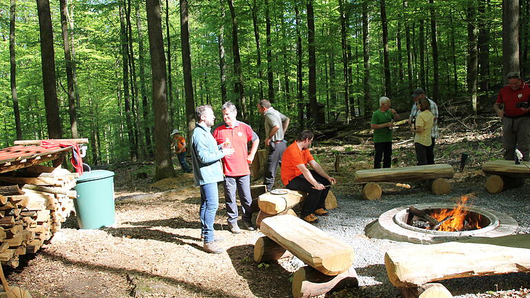 Bei Rothenbuch wurden die ersten beiden Trekkingplätze Bayerns eröffnet.