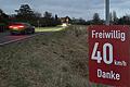 In Großlangheim hängen seit 2022 Schilder mit 'Freiwillig 40.' Außerdem wurden Geschwindigkeitsanzeiger installiert.&nbsp;