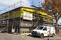 Die Baustelle an der Dr.-Renkl-Halle in Hafenlohr kommt voran.