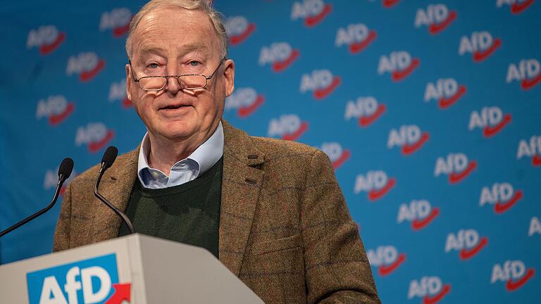 AfD-Chef Alexander Gauland bei der Europawahl-Versammlung seiner Partei