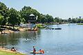 Ein 22-jähriger Student war am Samstagnachmittag bei Schwimmübungen am Schweinfurter Baggersee auf den Grund gesunken. Badegäste retteten den jungen Mann. Das Foto ist eine Archivaufnahme vom Baggersee.&nbsp;