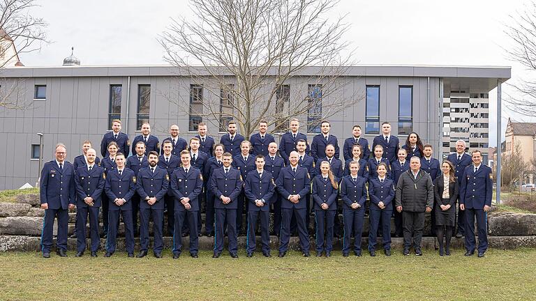 Verstärkung für die unterfränkische Polizei: 50 Neuzugänge treten ihren Dienst an.