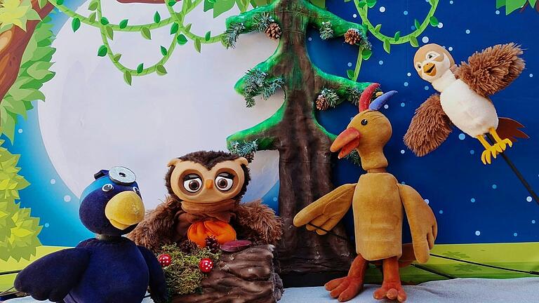 'Die Eule mit der Beule' zeigt das Bilderbuchtheater am 18. März in Lohr. 'Die Eule mit der Beule' zeigt das Bilderbuchtheater am 18. März in Lohr.