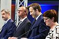 Koalitionsverhandlungen von Union und SPD abgeschlossen       -  Der Koalitionsvertrag steht - Union und SPD wollen eine handlungsstarke Regierung bilden.