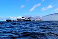 Öltanker &bdquo;Annika&rdquo; brennt vor Kühlungsborn       -  Kampf gegen die Flammen: Seenotretter gehen gegen den Brand auf dem Küstentankschiff &bdquo;Annika&rdquo; vor.