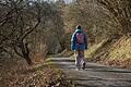 Rucksack auf und los geht's: Auf dem Europäischen Kulturweg 'Heigenbrückener Sandstein' (Lkr. Aschaffenburg) kann man gut ein bisschen wandern.&nbsp;