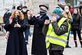 AfD-Stadtrat Wolfang von Eyb (Mitte) sieht seine Meinungsfreiheit durch die Geschäftsordnung des Würzburger Stadtrats eingeschränkt. Im Bild von Eyb auf einer 'Querdenker'-Demo im Jahr 2021.