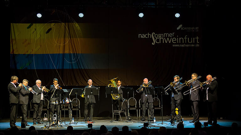 Nachsommer-Abschluss: Stürmisch gefeiert wurde das Blechbläser-Ensemble „London Brass“ im ZF- Kesselhaus.