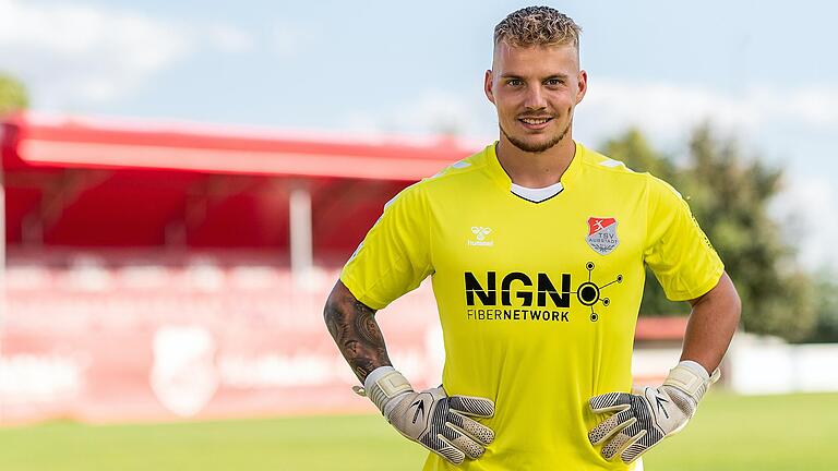 Lukas Wenzel vom TSV Aubstadt. Lukas Wenzel vom TSV Aubstadt.