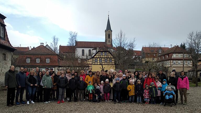 Ein Treffen zur Vernetzung von Kriegsgeflüchteten fand auf Schloss Birkenfeld statt.