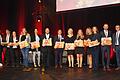 Die Jubilarinnen und Jubilare bei der offiziellen Feier im Carmen Würth Forum in Gaisbach.