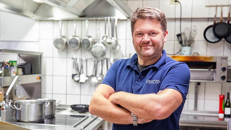 Markus Fischer führt gemeinsam mit seinem Vater Dieter den Goldenen Adler in Sulzheim.&nbsp;