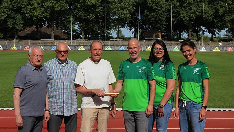 Im Bild (von links): Manfred Göpfert, Heribert Finster, Roland Wolf, Volker Löffelmann, Nicole Koch, Inka Moster, nicht im Bild Tabea Schneider.