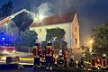 Dachstuhlbrand am Donnerstagabend in Lohr