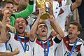 Philipp Lahm beim WM-Triumph 2014       -  Der Münchner machte auf dem Höhepunkt Schluss.