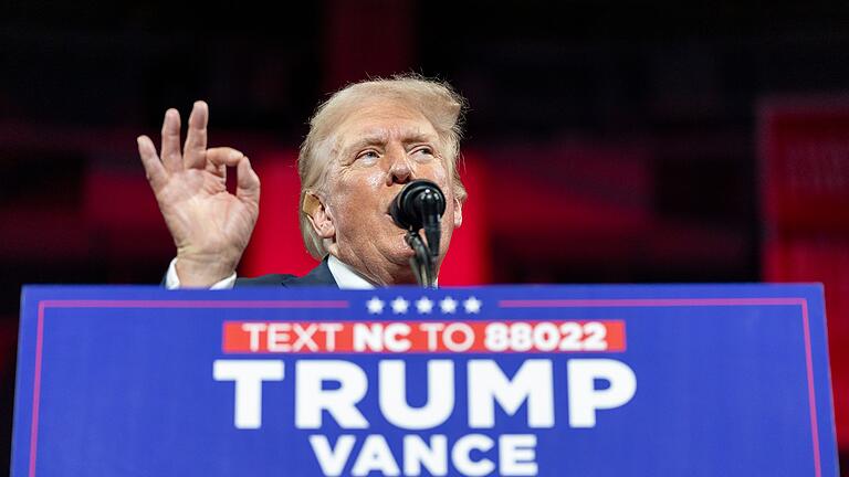 Wahlkampf in den USA - Trump       -  Trump hat über Bidens Rede nichts Positives zu sagen.