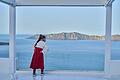 Erdbeben auf griechischer Insel Santorini       -  Nur wenige Touristen halten sich derzeit auf Santorini auf.