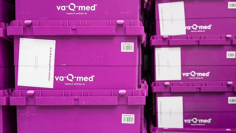 Die 'va-Q-med-Boxen' dienen der Logistik von Medikamenten. Die 'va-Q-med-Boxen' dienen der Logistik von Medikamenten.