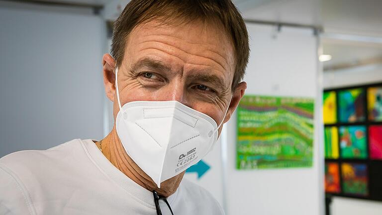Dr. Markus Hüttl, Leiter des Impfzentrums Schweinfurt. Dr. Markus Hüttl, Leiter des Impfzentrums Schweinfurt.