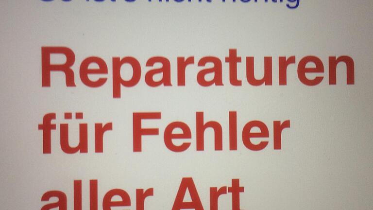 Fehler Reparatur