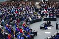 Bundestag - Konstituierende Sitzung       -  Volles Haus bei der ersten Sitzung des neuen Bundestages.