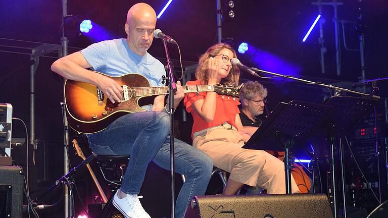 Lothar und Margarete Kosse:&nbsp;Zum ersten Mal überhaupt trat die musikalische Familie zusammen bei einem Festival auf.