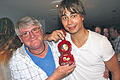 Bodenständig: &bdquo;Er nimmt sich Zeit für seine Fans&ldquo;, sagt Frank Simmroß über Alexander Rybak.