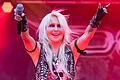 Gibt dem Heavy Metal auf der Bühne ein freundliches Gesicht: Doro Pesch, die am 16. Juli bei den Kulturtagen auf Gut Wöllried bei Würzburg auftritt.